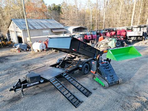 14k skid steer trailer|skid steer dump trailers.